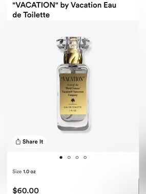 Vacation Perfume NWT